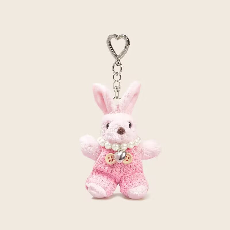 Furry Rabbit Charm Furry Keychain