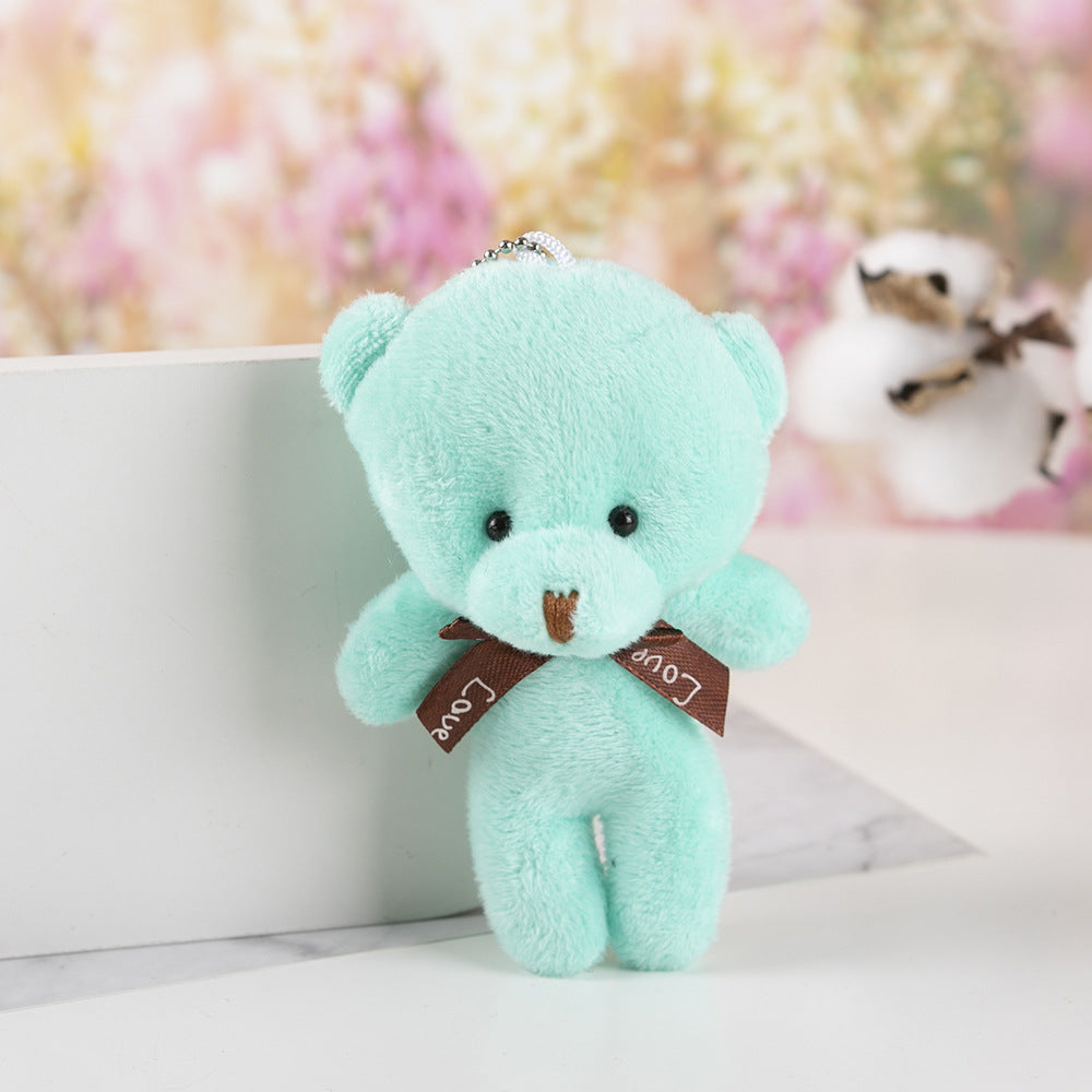 Fluffy Bear Charm Furry Charm Keychain for Bag Teddy Keychain Gife