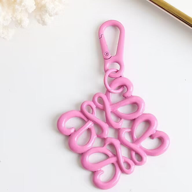 Roewee Charm Knot Keychain Colorful Charm