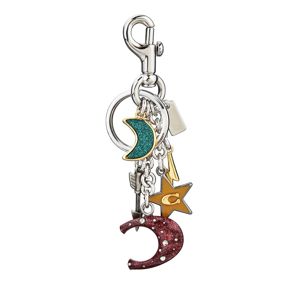 Coach bag charm star&moon