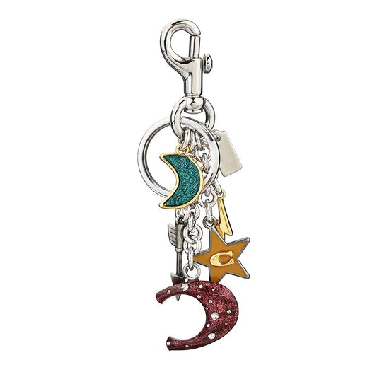Coach bag charm star&moon