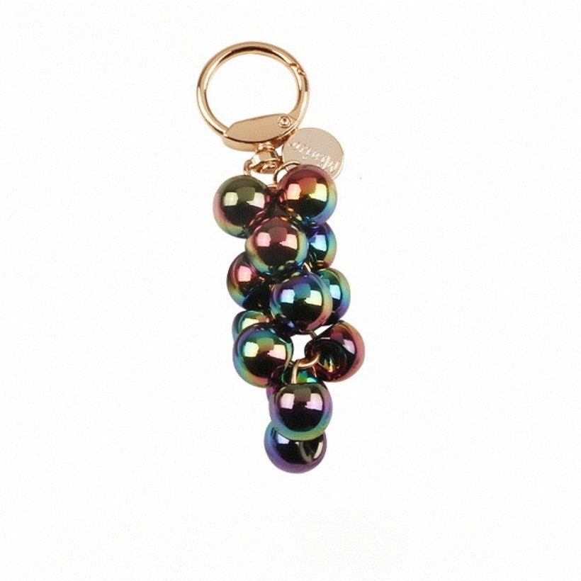 Fruit Charm Grape Keychain Bag Charm Colorful Car Keychain